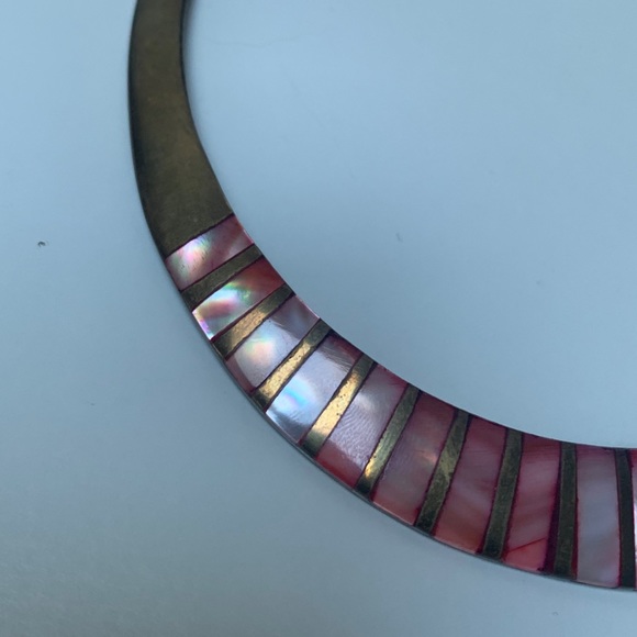 💖 SALE TODAY ONLY Vintage mother of pearl choker - Picture 4 of 8